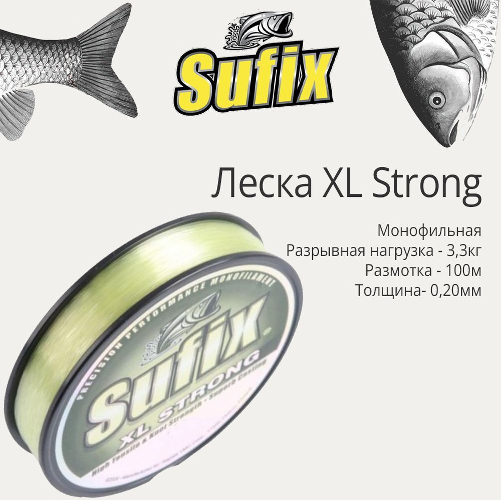 Полиэстровая леска для рыбалки XL Strong 0,45 мм 1 шт