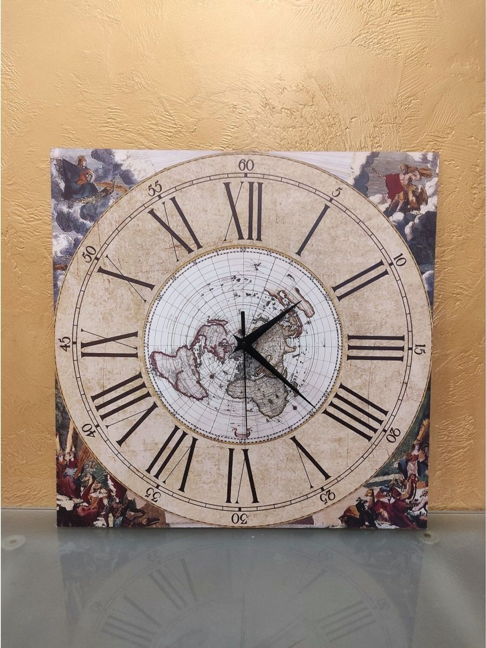 Деревянные часы из МДФ mdclr081 d420 Декор для дома, подарок