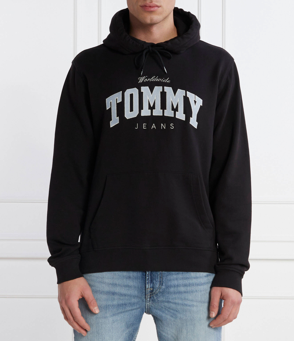 Худи NY VARSITY Tommy Jeans - черный(DM0DM18401)