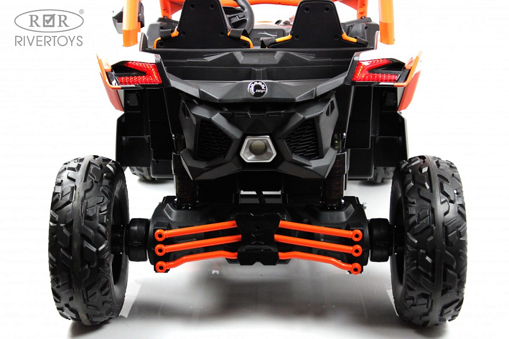 Детский электромобиль RiverToys BRP Can-Am Maverick Y111YY оранжевый