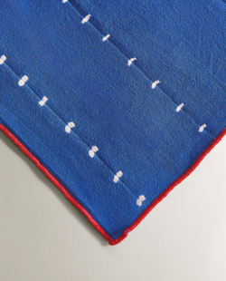 Zara Home - Многофункциональное хлопковое одеяло tie-dye x tensira, синий, 180x240 см