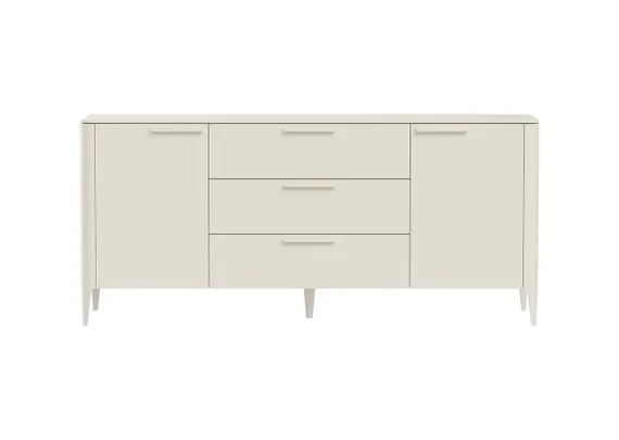 Тумба Type 2 двери 3 ящика (молочный)