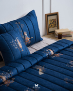 Комплект стеганного покрывала и 3 наволочек Soufiyan Chang Va ood Navy Hermodr 130220323 Иран