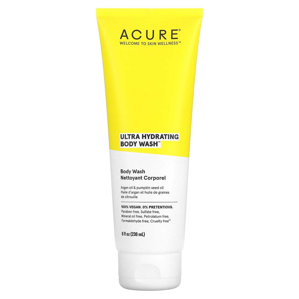 ACURE, Ultra Hydrating, гель для душа, аргановое масло и масло тыквенных семечек, 236 мл (8 жидк. унц.)
