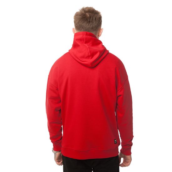 Худи ЮНОСТЬ Пламя - лого Красный