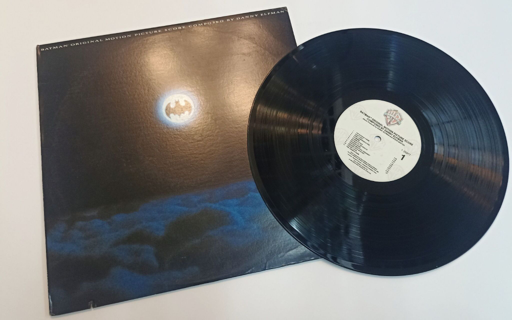 Винтажная виниловая пластинка LP Danny Elfman Batman (Motion Picture Score) (USA 1989)