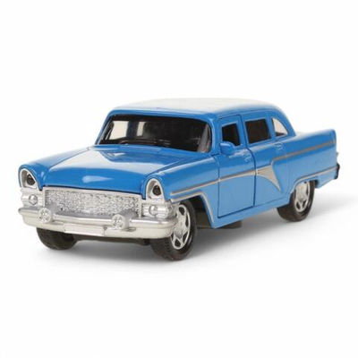 Модель ин. мет. "ГАЗ-13 Чайка" 12см. двери, синий, коробка GAZ13-12-BU (Технопарк)