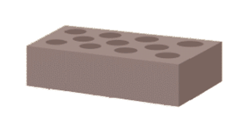 Кирпич силикатный Гулькевичи коричневый Гранд одинарный пустотелый лицевой
