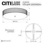 Citilux Портал CL324181 Люстра хрустальная Хром