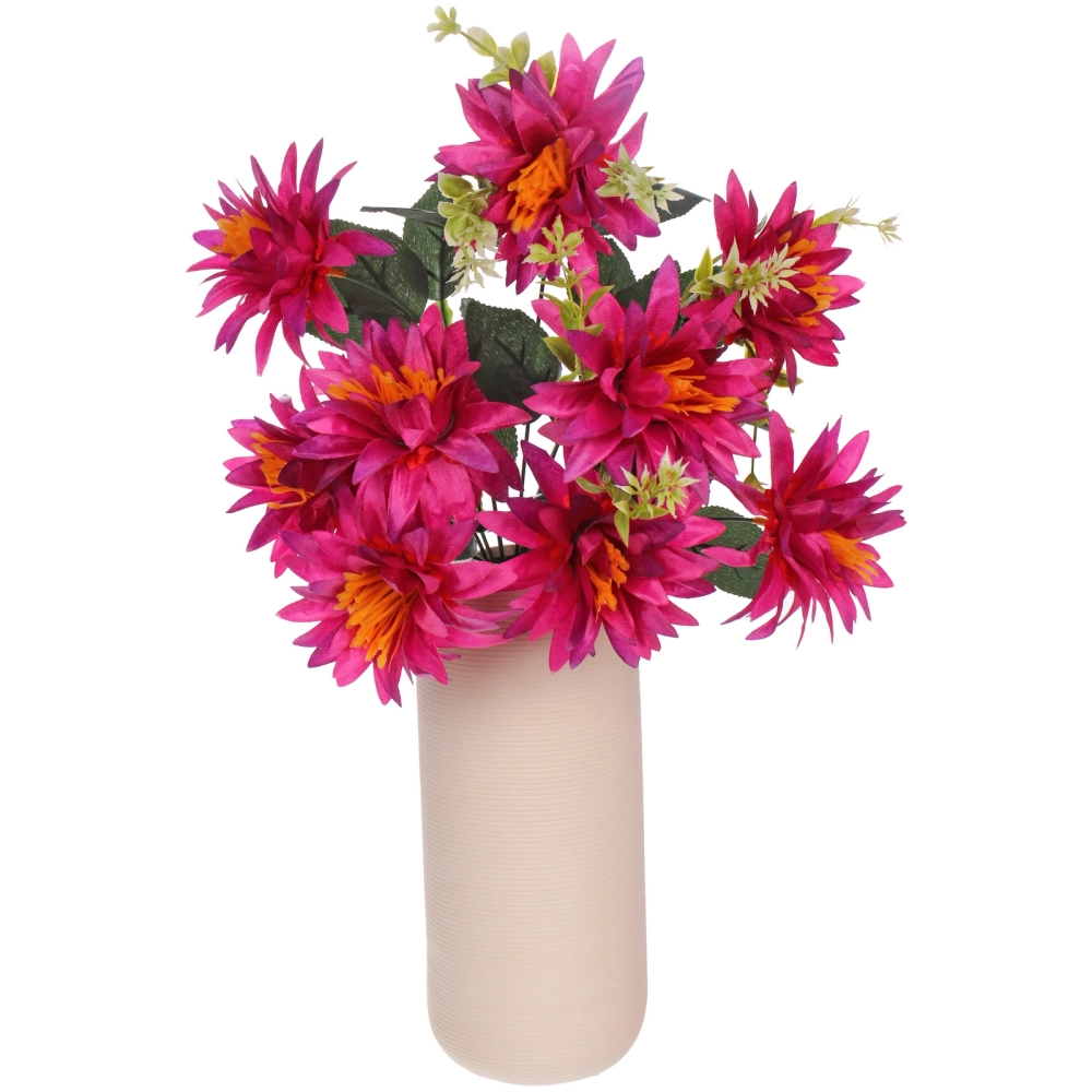 Искусственные цветы «Цветочная мелодия» Астры 50см 9 цветков бордовые