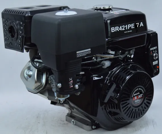 Двигатель бензиновый "BRAIT" BR421PE7А (15 л.с., эл.стартер, 7А)