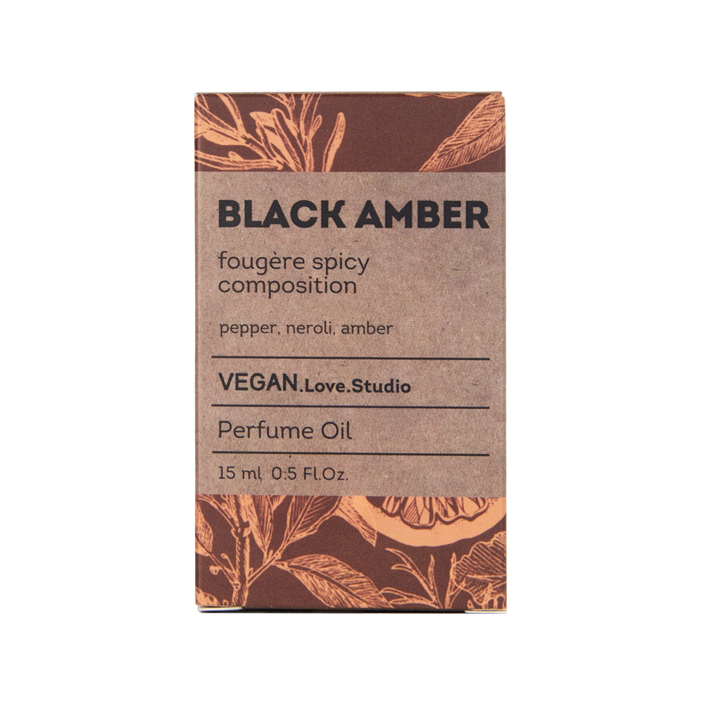Парфюмерное масло VEGAN.Love.Studio Black Amber (Веган Лав Студио Блэк Эмбер) – 15ml for women