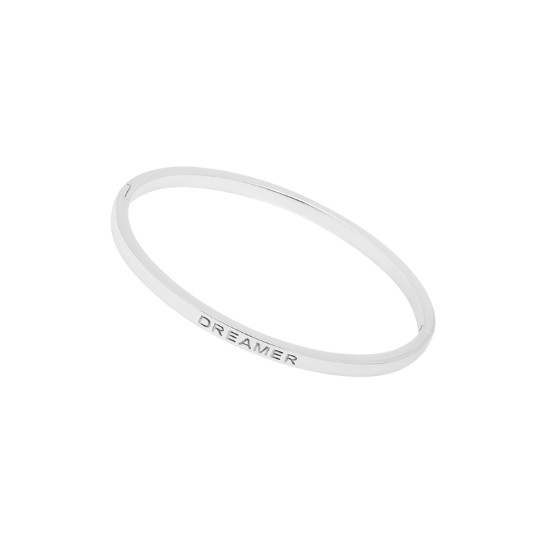 Тонкий Браслет Мечтатель – Серебро 925