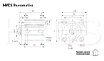 SDA 25x80 Пневмоцилиндр
