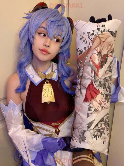 Мини дакимакура Кирито и Асуна Юки из Мастера меча онлайн арт. M0583, 60х20 см