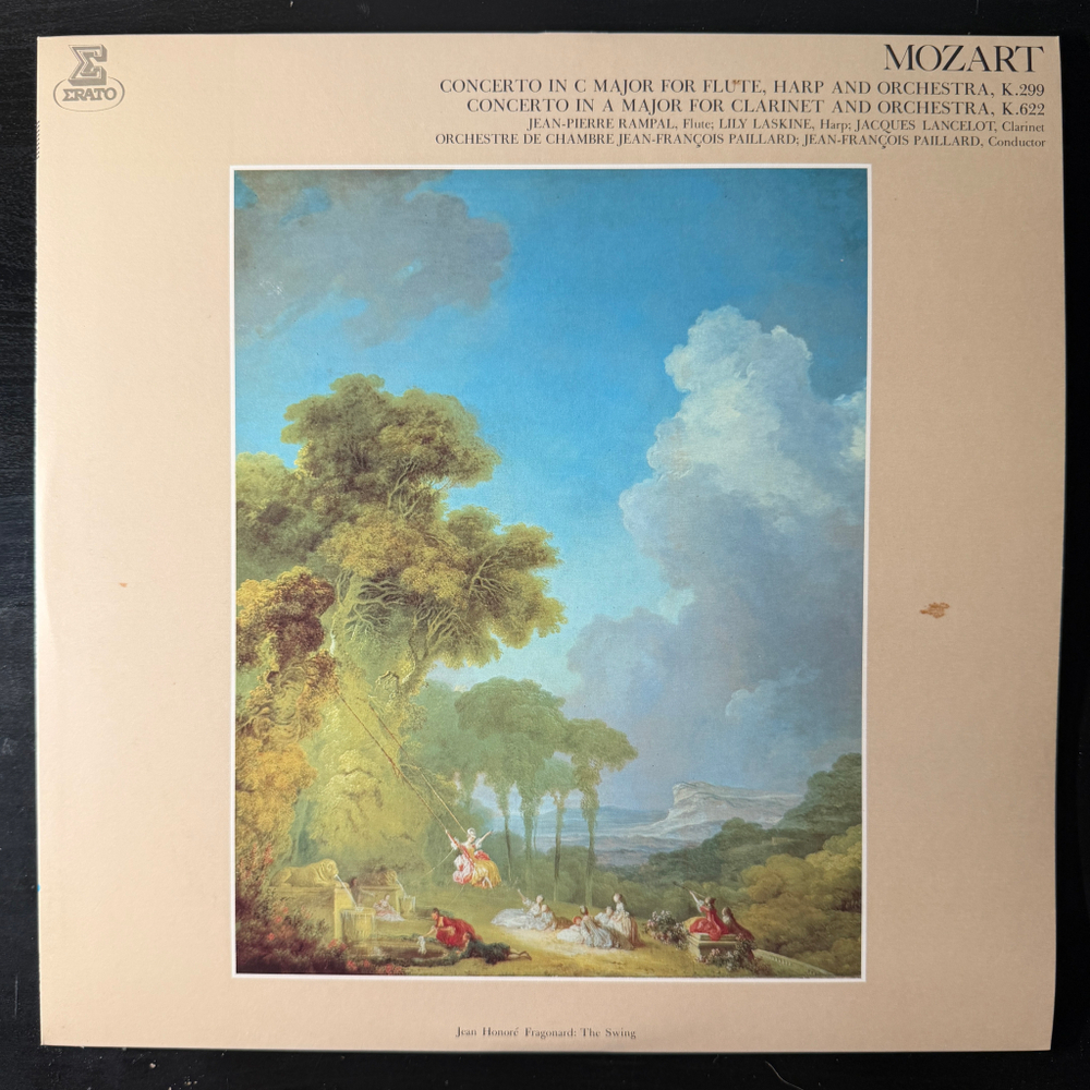 Моцарт - Концерт для флейты, арфы и оркестра / Концерт для кларнета и оркестра (Япония)