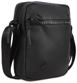 Фото сумка наплечная BUGATTI Blanc чёрная тарпаулин/полиэстер с гарантией