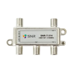 Ответвитель абонентский SNR-T-314 на 3 отвода, вносимое затухание IN-TAP 14dB.