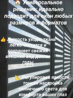 Рулонные шторы День-Ночь 60х90 см