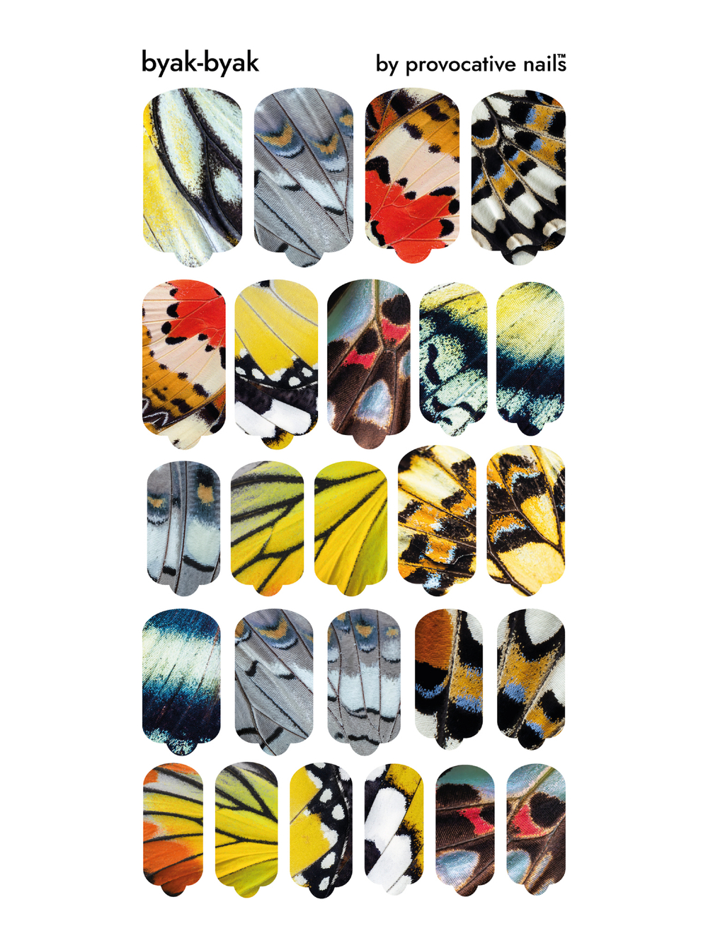 Пленки для маникюра Provocative Nails byak-byak