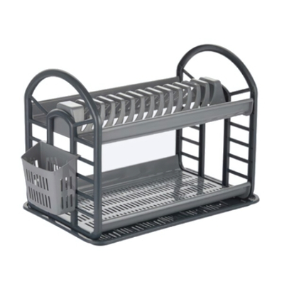 Сушка для посуды Антик антрацит-серый