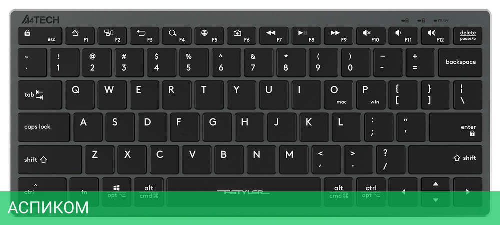 Клавиатура A4Tech Fstyler серый (FX51)