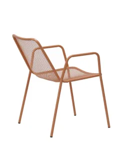 "Зевс" стул стальной, цвет темно-коралловый