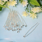 Шпильки для волос в тубе 20шт «Hair Beauty», стразик, цвет как на фото, d-0.5см