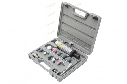 ТЕМП AB-10 Пневмодрель с набором из 16-ти насадок