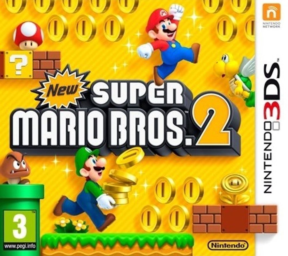 Игра New Super Mario Bros 2 для Nintendo 3DS купить по цене 1 990 руб в  интернет-магазине комиксов Geek Trip