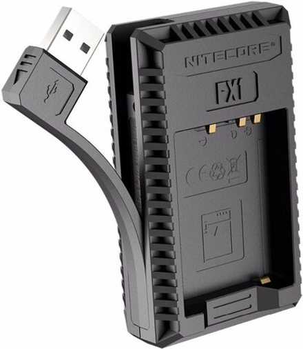 Зарядное устройство Nitecore FX1 USB Charger для 2x аккумуляторов NP-W126 / NP-W126S