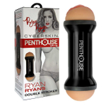 Мастурбатор двухсторонний анус и вагина в тубе Penthouse Double Sided Stroker, Ryan (Цвет: телесный с черным)