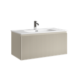 Тумба подвесная SANCOS Snob R 1.0 890х445х406, c одним ящиком оснащенным доводчиками, Beige Soft , арт.SNR1.090CE