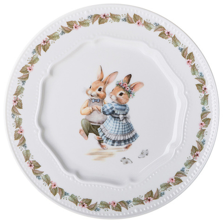ТАРЕЛКА ЗАКУСОЧНАЯ LEFARD "RABBITS FAMILY" 20,5 СМ