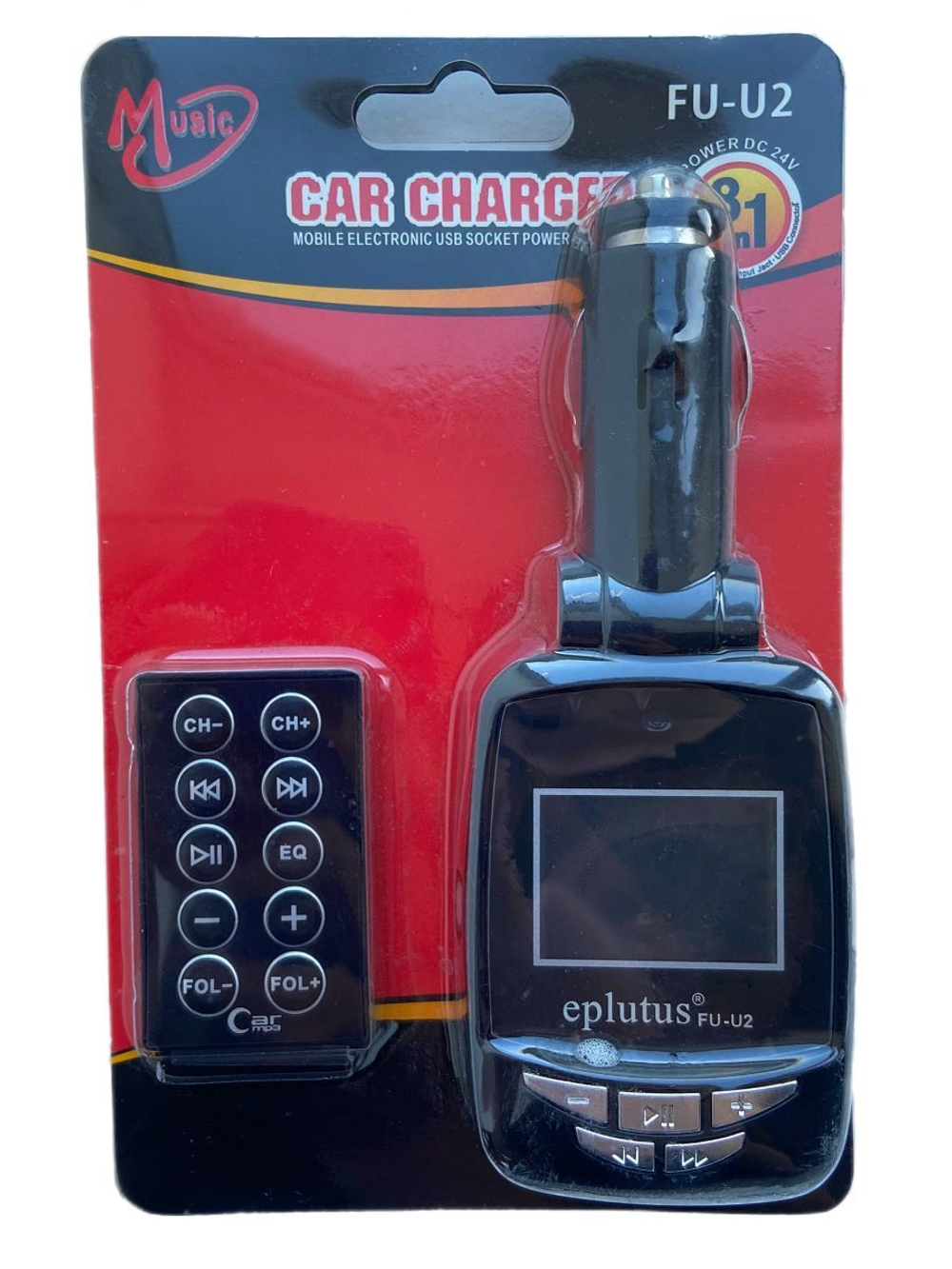 Модулятор ДС FM МР3 Bluetooth FU-75  (24375)