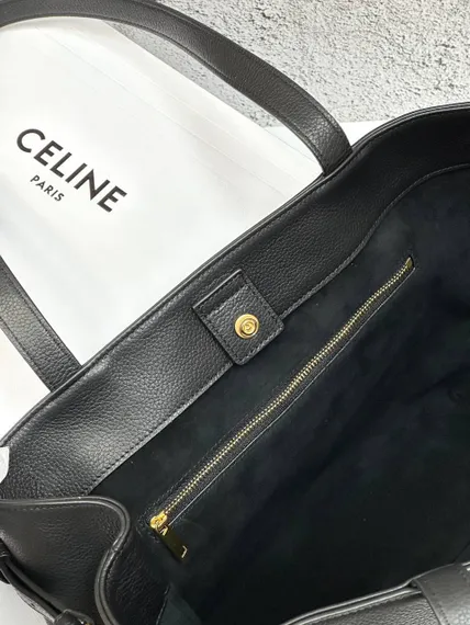 Сумка Celine MEDIUM CABAS ANAÏS CUIR TRIOMPHE черная