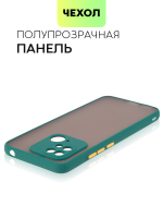 Чехол BROSCORP для Xiaomi Redmi 10C оптом (арт. XM-R10C-ST-TPU-DARKGREEN)