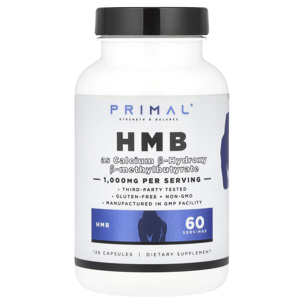 PrePrimal, HMB, 120 капсул (500 мг на капсулу)
