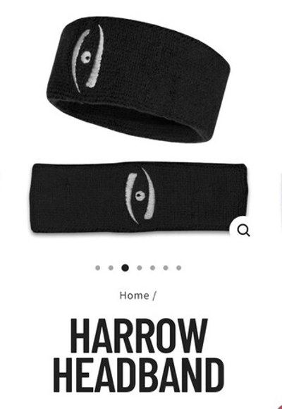 Harrow Headband, Black Band, Grey Icon (Наголовник) х1