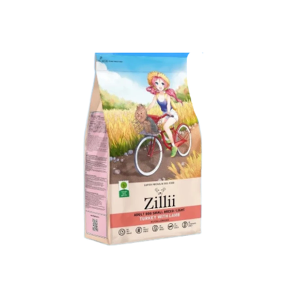 Сухой корм для собак ZILLII (Зилли) Dog Adult Small Breed Light 0,8кг индейка и ягненок сухой для собак мелких пород с избыточным весом
