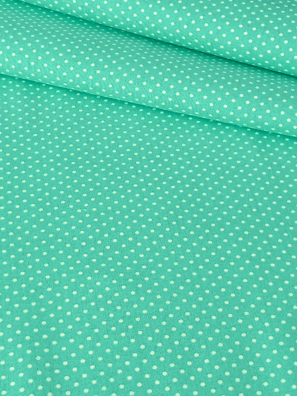 Ткань бязь плательная, рис. "Горох 2 мм", ширина 150 см, арт. 611