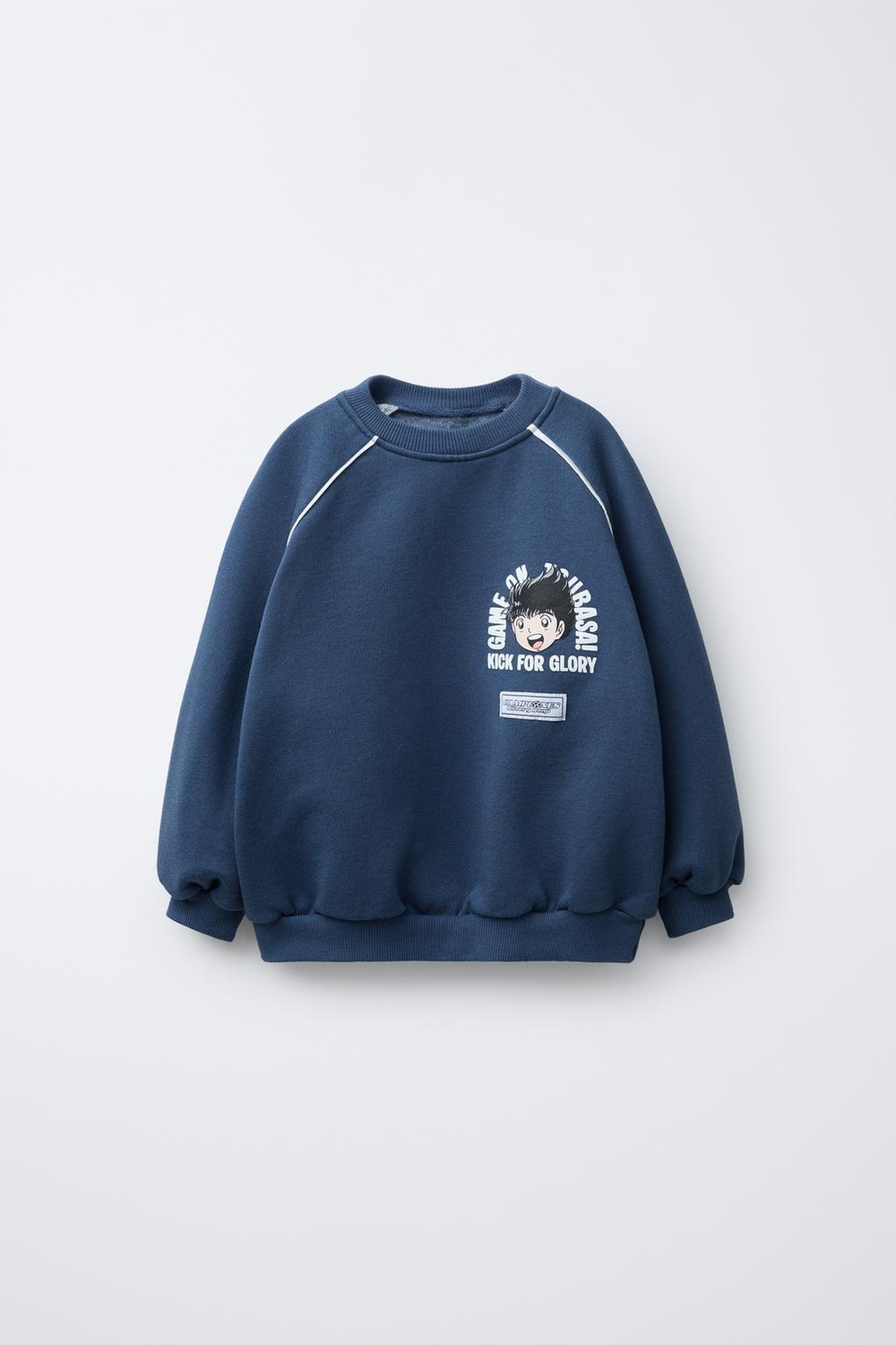 ZARA ТОЛСТОВКА OLIVER Y BENJI © CAMPEONES, СИНИЙ/БЕЛЫЙ