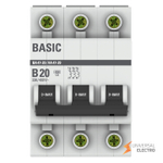 Автоматический выключатель 3P 20А (B) 4,5кА ВА 47-29 Basic