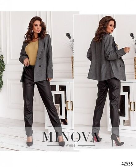 Костюм 2031-черный Minova Фото 1