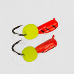 Мормышка Владимирская 368 "Гвоздик флюоресцентный с шариком неон", 2.5мм, 0.6гр (15шт/уп)