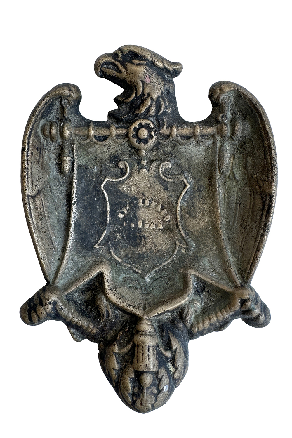 Пепельница Орёл. Бронза, литьё. Кусинский завод, Россия, к. XIX – н. ХХ вв.