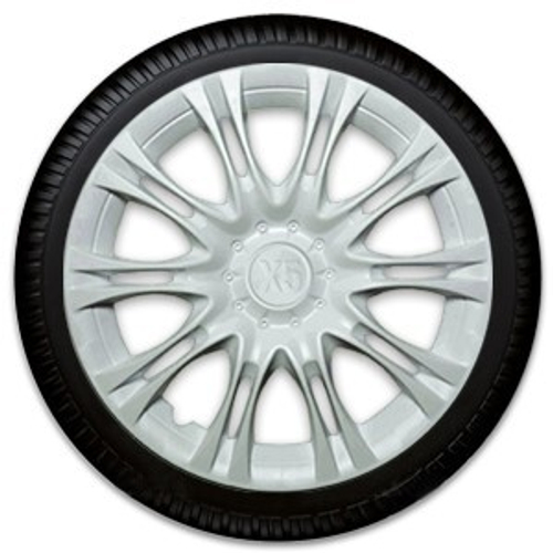 Колпак колеса R13 X5 белый (в мешке 4 упак) (LION)