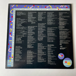 Винтажная виниловая пластинка LP Wings Paul McCartney Venus And Mars (Japan 1975) (Obi) (2 Постера, Наклейки, Полный Комплект)