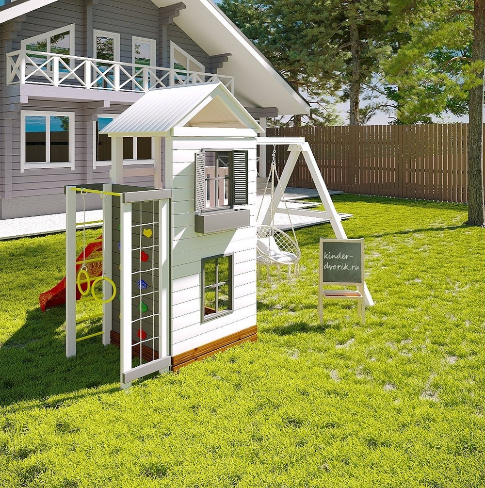 Детский игровой комплекс домик "Марсель СПОРТ"