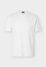 EA7 Emporio Armani TRAIN LOGO SERIES OVERSIZE - Футболка с принтом - сахарный напиток/молоко